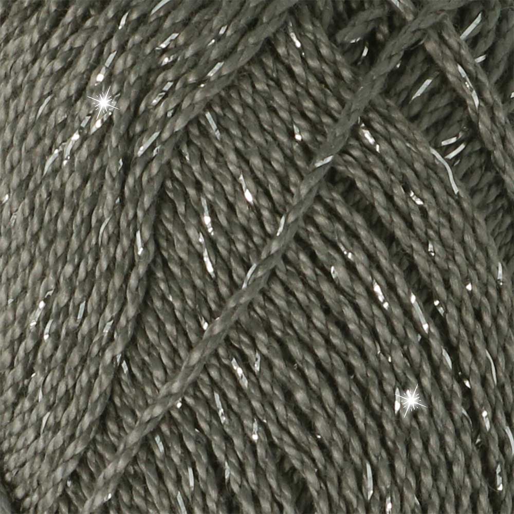 Scheepjes Catona Shine 50g - 242-S Metal Grey - Silver - Afbeelding 2