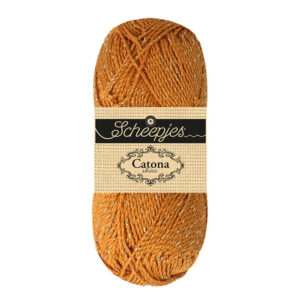 Scheepjes Catona Shine 50g - 383-G Ginger Gold - Gold