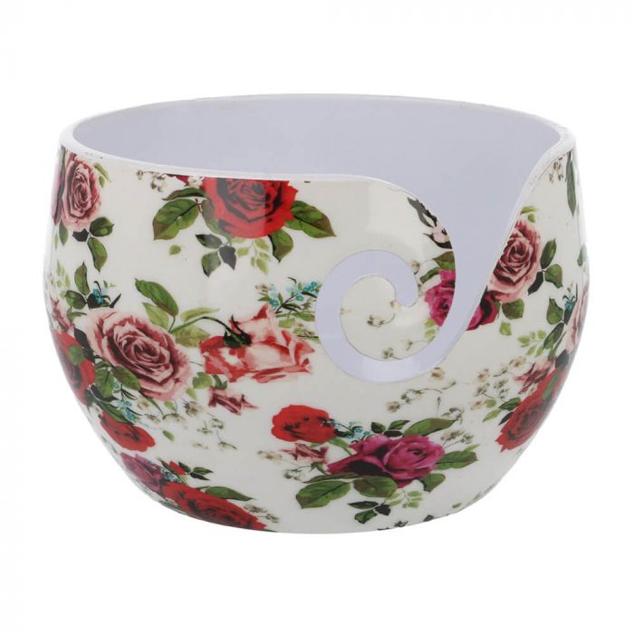 Scheepjes Yarn bowl Roses onbreekbaar 13,5x9cm