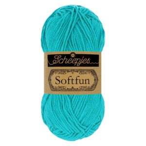 Scheepjes Softfun 2423 Bright Turquoise