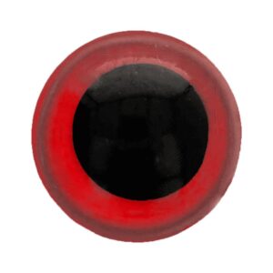 Veiligheidsoogjes 10mm rood (5 paar)