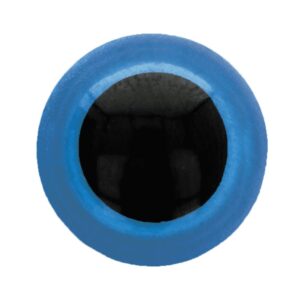 Veiligheidsoogjes 12mm blauw (5 paar)