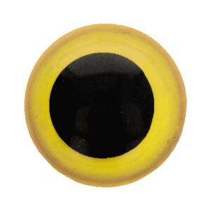 Veiligheidsoogjes 14mm geel (5 paar)