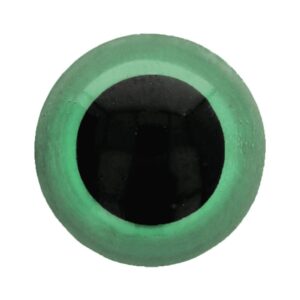 Veiligheidsoogjes 14mm groen (5 paar)