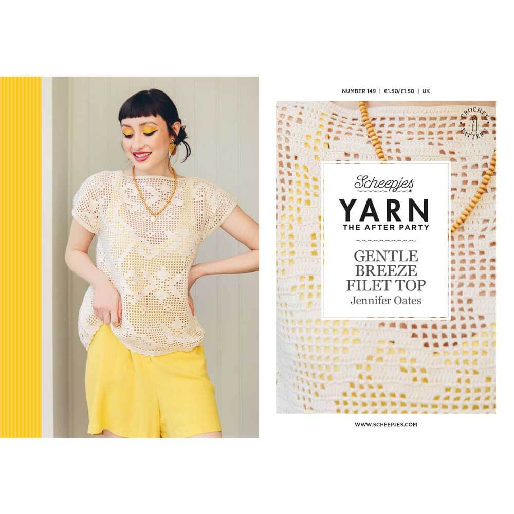 YARN The After Party nr.149 Gentle Breeze Filet Top