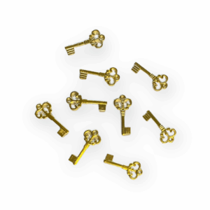 Bedeltje sleutel 21x10mm - prijs per stuk