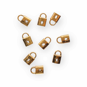 Bedeltje slotje 11x16mm - prijs per stuk