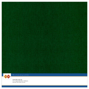 LKK-SC23 Linen Cardstock 30,5x30,5 cm Christmas Green 10pcs