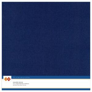 LKK-SC30 Linen Cardstock 30,5x30,5 cm Dark Blue 10pcs