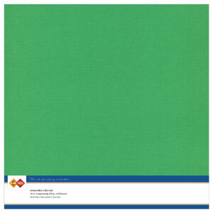 LKK-SC22 Linen Cardstock 30,5x30,5 cm Green 10pcs