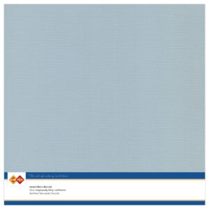 LKK-SC25 Linen Cardstock 30,5x30,5 cm Grey 10pcs