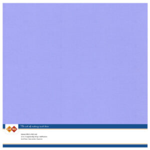 LKK-SC61 Linen Cardstock 30,5x30,5 cm Lavender 10pcs