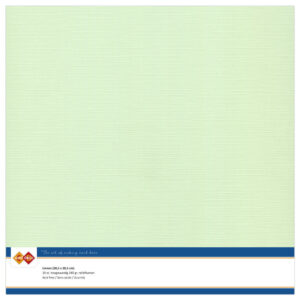 LKK-SC19 Linen Cardstock 30,5x30,5 cm Light Green 10pcs