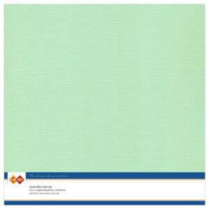 LKK-SC20 Linen Cardstock 30,5x30,5 cm Middle Green 10pcs