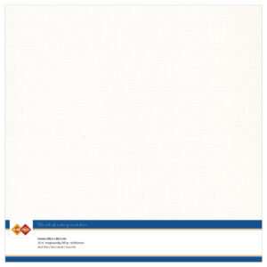 LKK-SC32 Linen Cardstock 30,5x30,5 cm Off-white 10pcs