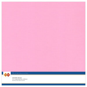 LKK-SC16 Linen Cardstock 30,5x30,5 cm Pink 10pcs