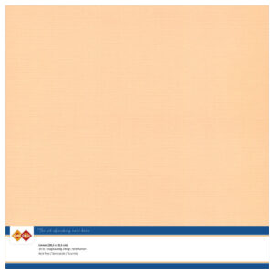 LKK-SC09 Linen Cardstock 30,5x30,5 cm Salmon 10pcs
