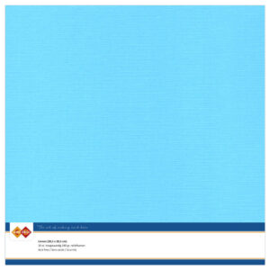 LKK-SC29 Linen Cardstock 30,5x30,5 cm Sky Blue 10pcs
