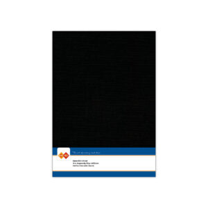 LKK-A431 Linen Cardstock A4 Black 10pcs