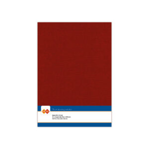 LKK-A414 Linen Cardstock A4 Burgundy 10pcs