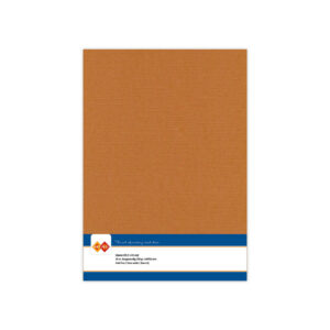 LKK-A412 Linen Cardstock A4 Coffee Brown 10pcs