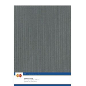 LKK-A436 Linen Cardstock A4 Dark Grey 10pcs