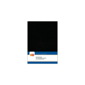 LKK-A531 Linen Cardstock A5 Black 10pcs