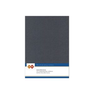 LKK-A536 Linen Cardstock A5 Dark Grey 10pcs