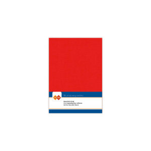 LKK-A513 Linen Cardstock A5 Red 10pcs