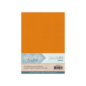 LKK-A566 Linen Cardstock A5 Tangerine 10pcs