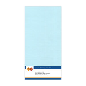 LKK-4K27 Linen Cardstock Square Baby Blue 10pcs
