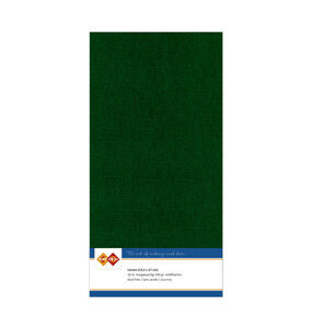 LKK-4K23 Linen Cardstock Square Christmas Green 10pcs
