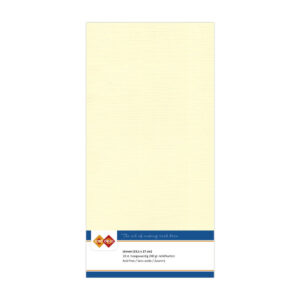 LKK-4K02 Linen Cardstock Square Cream 10pcs