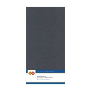 LKK-4K36 Linen Cardstock Square Dark Grey 10pcs