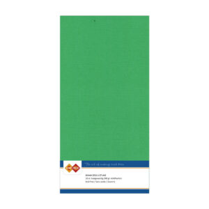 LKK-4K22 Linen Cardstock Square Green 10pcs