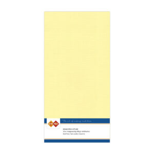 LKK-4K03 Linen Cardstock Square Light Yellow 10pcs