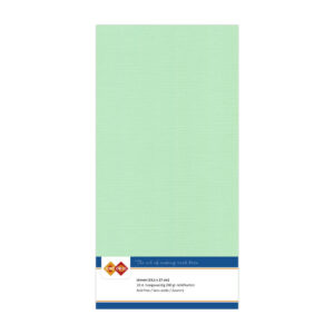 LKK-4K20 Linen Cardstock Square Middle Green 10pcs