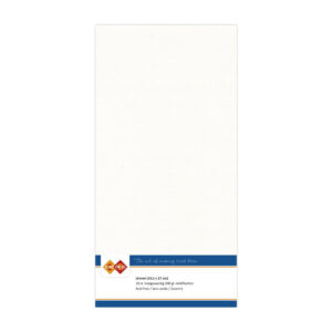 LKK-4K32 Linen Cardstock Square Off-white 10pcs