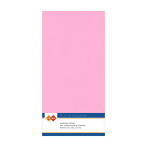 LKK-4K16 Linen Cardstock Square Pink 10pcs