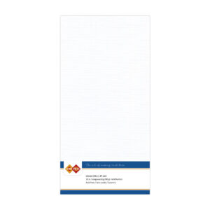 LKK-4K01 Linen Cardstock Square White 10pcs