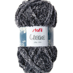 Liana Yarn Black/Grey