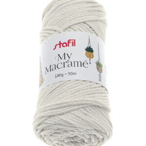 108073-02 Stafil Macrame Yarn 100gr 90mtr Cream