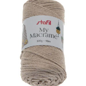 108073-04 Stafil Macrame Yarn 100gr 90mtr Camel