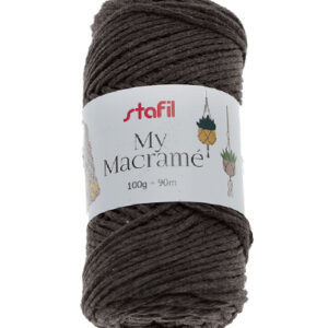 108073-12 Stafil Macrame Yarn 100gr 90mtr Anthracite