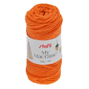 108073-23 Stafil Macrame Yarn 100gr 90mtr Orange