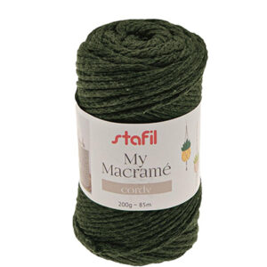 108075-29 Stafil Macrame Cordy 200gr 85mtr Military Green