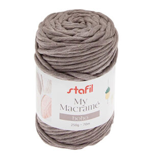 108076-06 Stafil Macrame Boho 250gr 70mtr Coffee