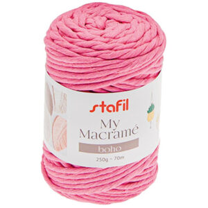 108076-16 Stafil Macrame Boho 250gr 70mtr Rose
