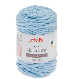 108076-20 Stafil Macrame Boho 250gr 70mtr Blue Baby