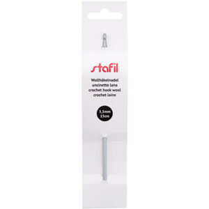 Wol haaknaald aluminium 15cm 3.50mm